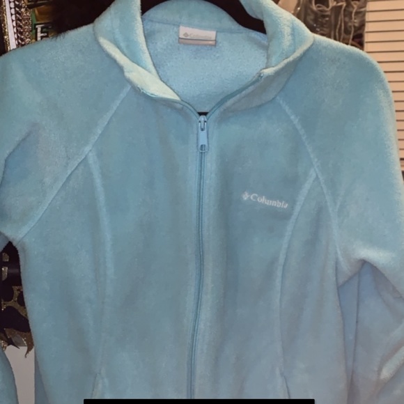 baby blue columbia jacket